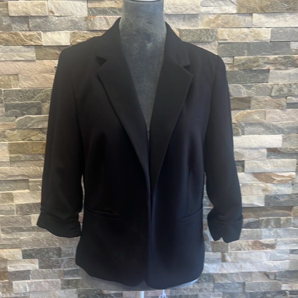 Worthington Black Jacket with Pink Trim